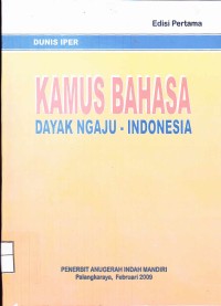 Kamus Bahasa Dayak Ngaju-Indonesia