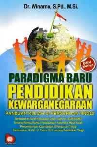 Paradigma Baru Pendidikan Kewarganegaraan Panduan kuliah diperguruan tinggi