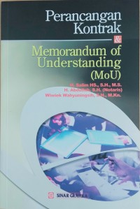Perancangan kontrak & memorandum of understanding (MoU)