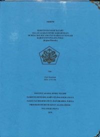 Eksistensi Pasah Patahu Dalam Ajaran Hindu Kaharingan Di Desa Sigi Kecamatan Kahayan Tengah Kabupaten Pulang Pisau ( Kajian Filosofis )