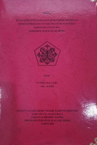 Ritual Perkawinan Pada Masyarakat Hindu Keharingan di Desa Tumbang Kuaya Kec. Rungan Barat Kab. Gunung Mas (Perspektif Hukum Agama Hindu)