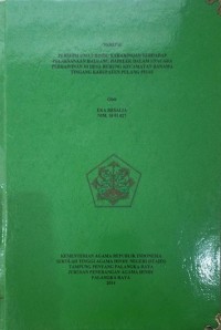 Persepsi Umat Hindu Keharigan Terhadap Pelaksanaan Haluang Hapelek Dalam Upacara Perkawinan Di Desa Hurung Kec. Banama Tingang Kab. Pulang Pisau