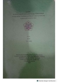 Filosopi Andong Dalam Upacara Perkawinan Agama Hindu Kaharingan di Kecamatan Sepang Kabupaten Gunung Mas