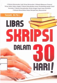 Libas Skripsi Dalam 30 Hari