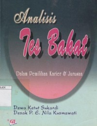 Analisis Tes Bakat Dalam pemilihan Karier dan Juerusan
