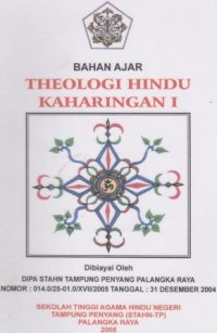 Bahan Ajar Theologi Hindu Kaharingan I