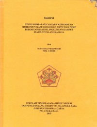 Image of Studi Komparatif Antara Kemampuan Berkomunikasi Mahasiswa Aktif dan Fasif Berorganisasi di Lingkungan Kampus STAHN-TP Palangka Raya