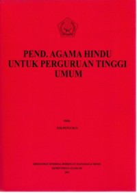 Pendidikan Agama Hindu Untuk Perguruan Tinggi Umum