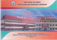 SAP dan silabus mata kuliah bahasa daerah
