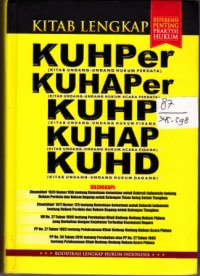 Kitab lengkap KUHPER KUHAPER KUHP KUHAP KUHD