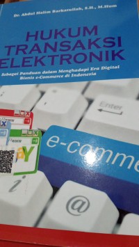 Image of Hukum Transakai Elektronik