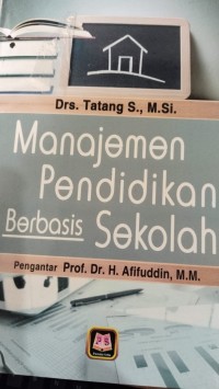Image of Manajemen Pendidikan Berbasis Sekolah