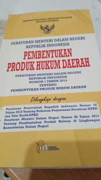 Image of Pembentukan  Produk Hukum Daerah