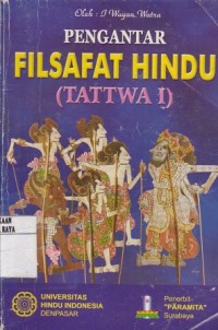 Image of Pengantar Filsafat Hindu (Tatwa I )