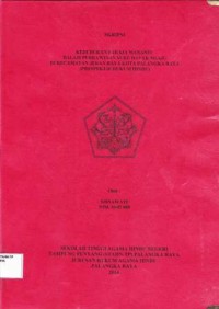 Kedudukan Pakaja Manantu Dalam Perkawinan Suku Dayak Ngaju Di Kecamatan Jekan Raya Kota Palangka Raya (Prespektif Hukum Hindu)