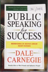 PUBLIC SPEAKING  for SUCCESS