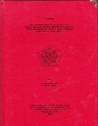 Kesadaran hukum masyarakat adat dalam menjaga kelestarian hutan lindung di desa Gohong Kec. Kahayan Hilir Kab. Pulpis