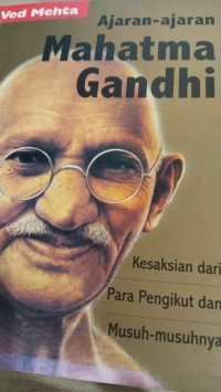 Image of Ajaran-ajaran Mahatma Gandhi