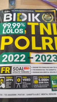 Image of Bidik 99,99% Lolos TNI POLRI 2022-2023