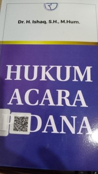 Image of Hukum Acara Pidana